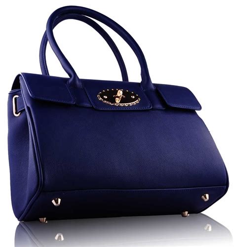 blue luxury bag|navy blue designer bags.